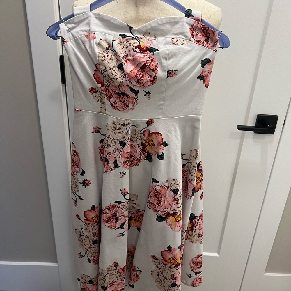 Floral Off-Shoulder Dress